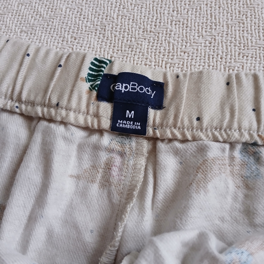gap ♡ flannel short holiday dog christmas body medium boxers whimsy lounge sleep - Picture 5 of 8